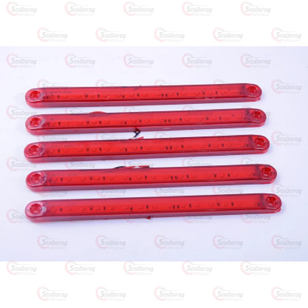 Габарит – Красный 12/24V 240х20мм 15-Led ТН-1512 308402 (GB049) 62182  - фото 3