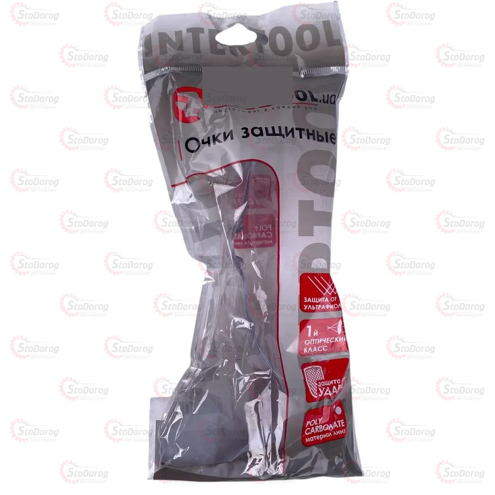 Окуляри Захисні Прозорі Полікарбанат Intertool SP-0083  - фото 4