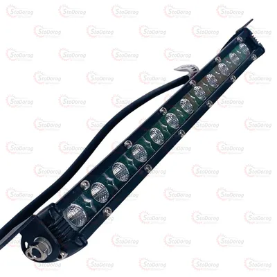Фара LED балка Фара-LED Балка 345*50*25mm 36W (3W*12) 10-30V Дальнє/Spot (D4-36W) 2973