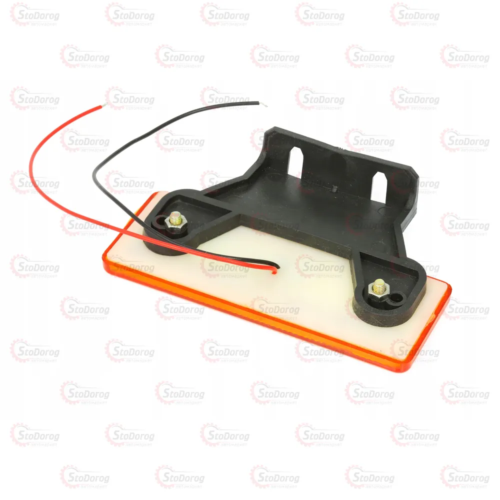Габарит - Жовтий 110х42мм 24V Led 12 Діод Гумовий Кронштейн TAS-009  - фото 2