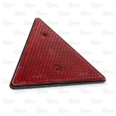 Катафот Трикутний Червоний (АЭА) 1шт