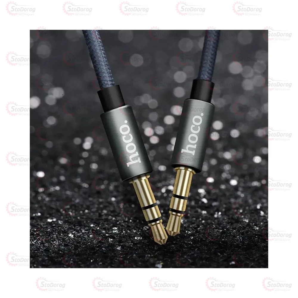 Аудіо Кабель 3,5мм AUX Hoco UPA03 1м Noble Sound  - фото 3