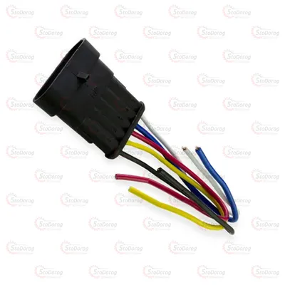 Роз'єм з проводом (5конт) вологозахищений ПАПА 2