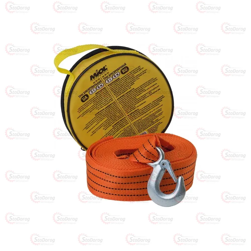 Трос Буксирувальний MIOL 3т 6м Сумка 80-705 