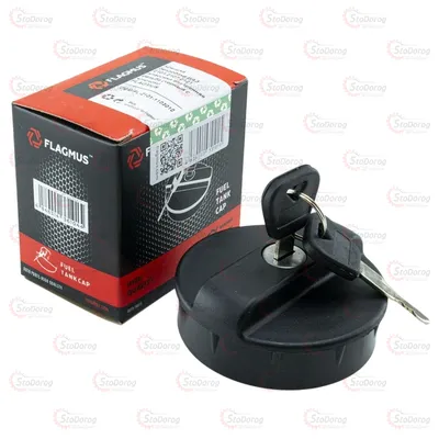 Кришка Бензобака 2101, Таврія з ключем чорна Flagmus
