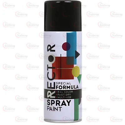 Фарба RECTOR 9005 Чорний мат 400мл