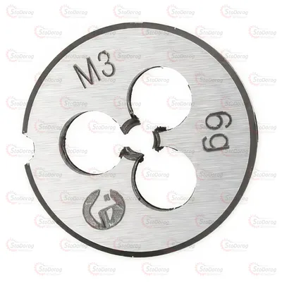 Плашка м3x0.5mm Intertool SD-8206 2