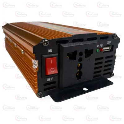 Перетворювач 12V-220V 1000W USB 2