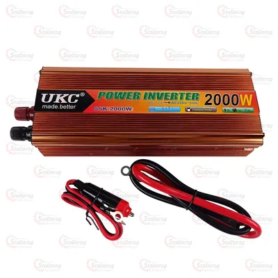 Перетворювач 24V-220V 2000W USB