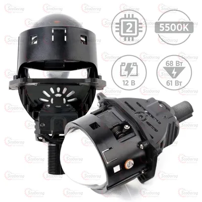 Лінза Bi-LED Ø3 AMS A3 MAX 61/68W 5500K