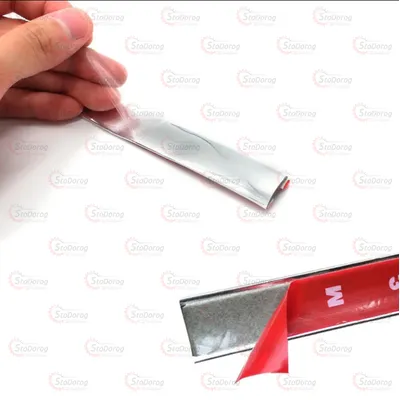 Молдинг Хром 12х3мм 1м Elegant 100190 2