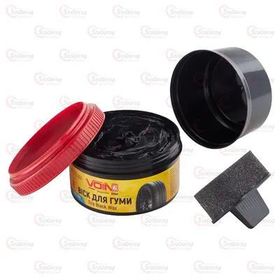 Віск Для Гуми VOIN Tire Black Wax 200гр 2
