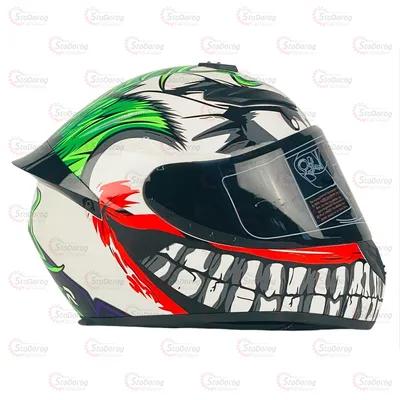 Мото Шолом 111 Зі спойлером/Бородою Gike/Qke Joker