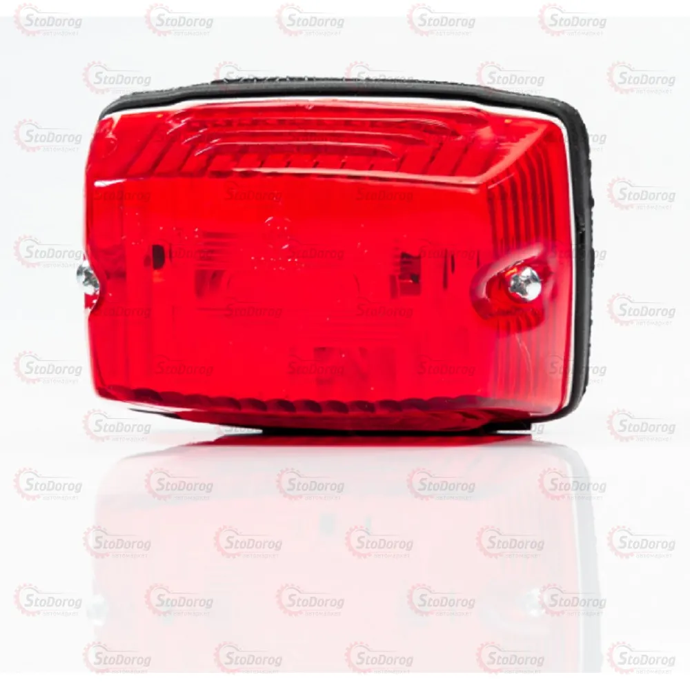 Ліхтар Маркерний 95x65x40мм Червоний 2 Болти FT-006C 55648  - фото 2