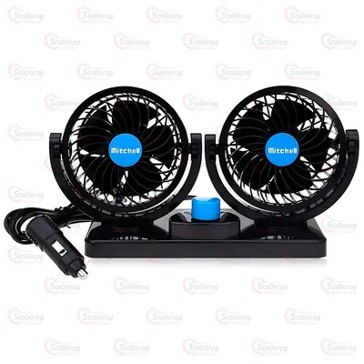 Вентилятор 12V 4 Mitchell Подвійний Mars-303 2