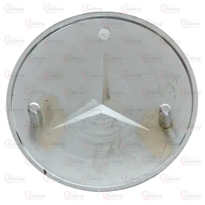 Емблема Mercedes-714 609 D75мм/на капот/2 пуклі/пластик 2