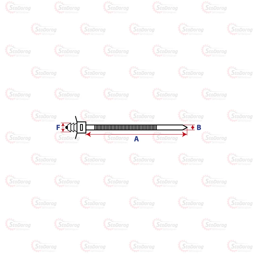 Хомут автомобільний 26серія 26438 26438  - фото 1