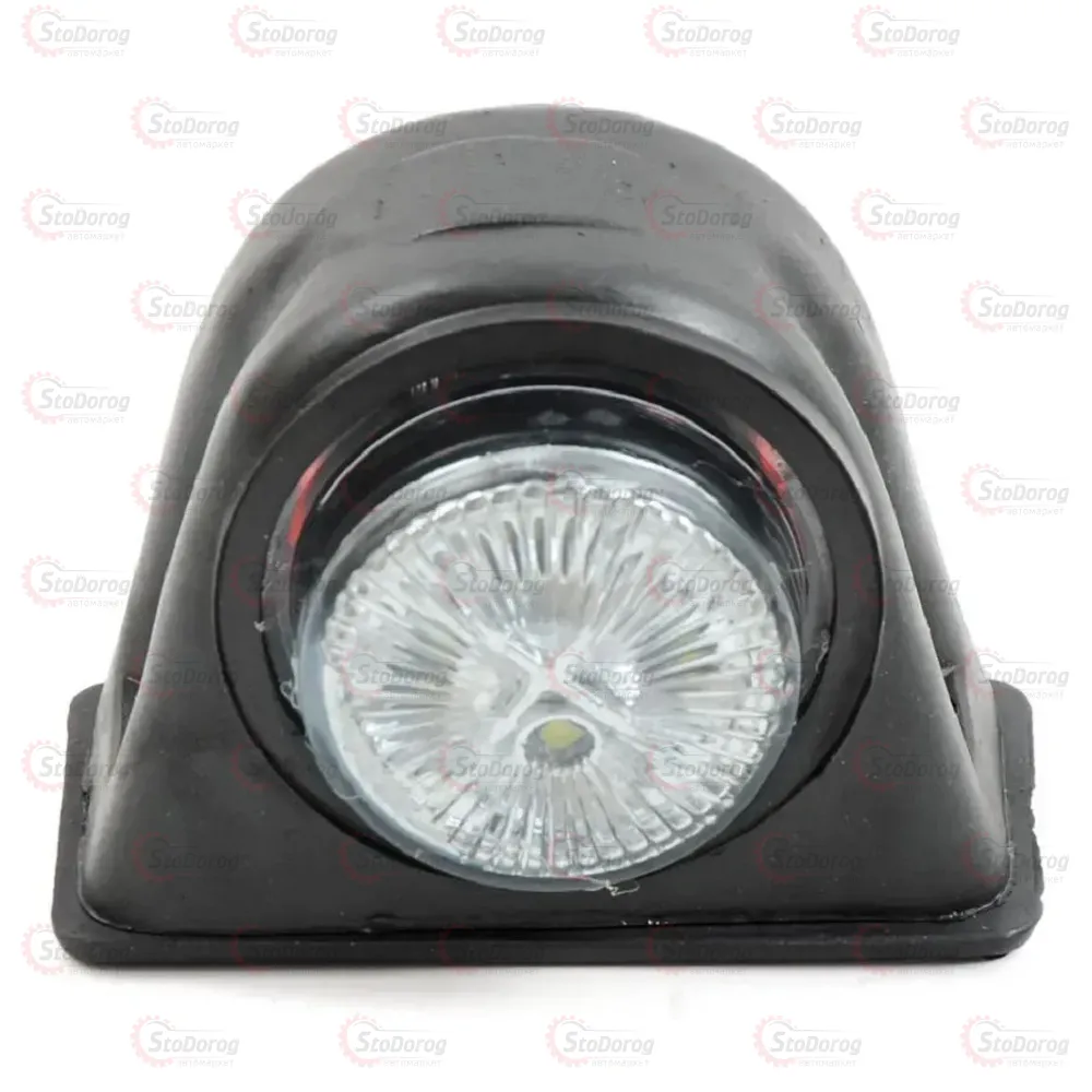 Габарит Ріжки 7*9см 12/24v 2шт Великий Червоний+Білий 4+4 LED MRT Л-033  - фото 1