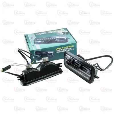 Підфарники 21214 LED RS стиль тоновані