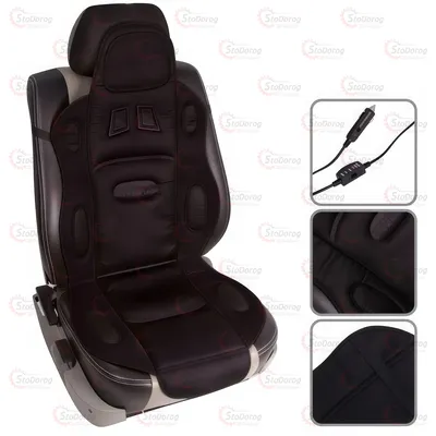 Накидка Сидінь З Підігрівом VITOL H 19002 BK 12V + Перемикач 2