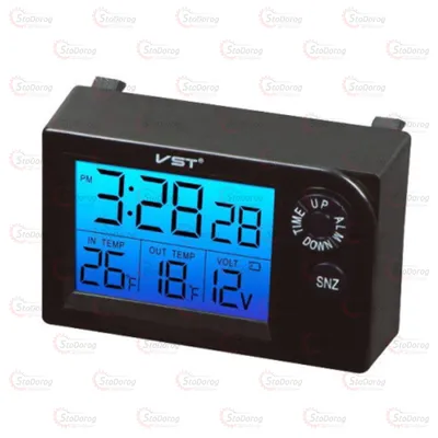 Термометр+годинник+вольтметр 7048V ВАЗ 2110-11-12