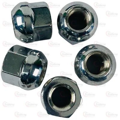 Гайка Колесная M12x1,5x23мм Сфера Хром Ключ 19 2