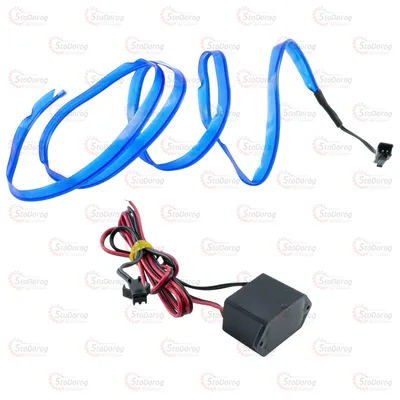 Стрічка LED NEON В Салон 12V Блакитний 1м