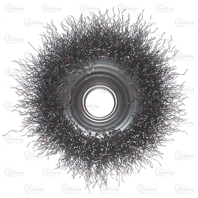 Щітка чашкова торцева 65мм з рифл. дроту (M14) Intertool BT-1065