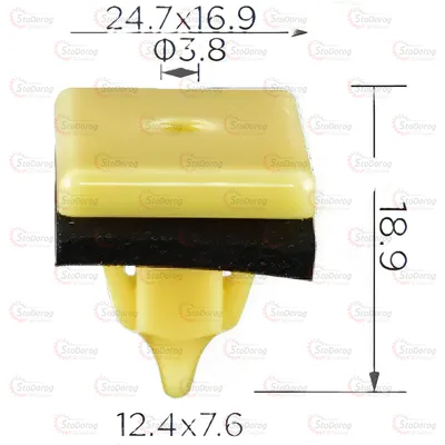 Кліпса під саморіз Hyundai Kia 2