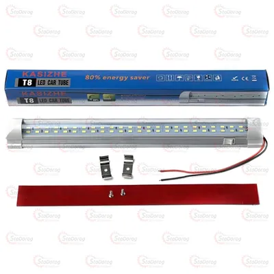 Підсвічування Салону з вимикачем 12-24V T8 (33,5см) Біле 2