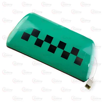 Фішка шашки таксі Зелений 2