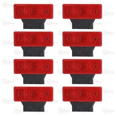 Габарит - Червоний 110х42мм 24V Led 4 Діод Туреччина YP-24 2