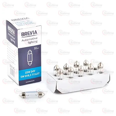 Лампа розжарювання C5W 24V 37mm Brevia 24314C
