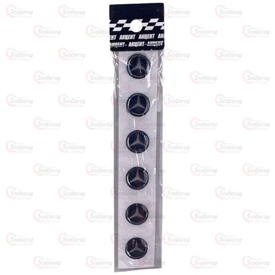 Заклепка силікон d=1.3см 1шт Mercedes