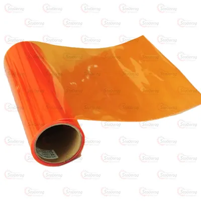 Плівка антигравійна помаранчева 1м х 30см