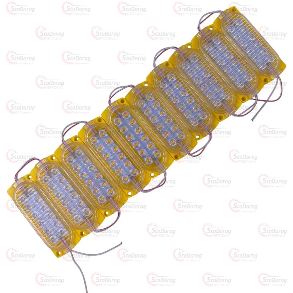 Модуль LED 24V жовтий 12 SMD LONG  - фото 1