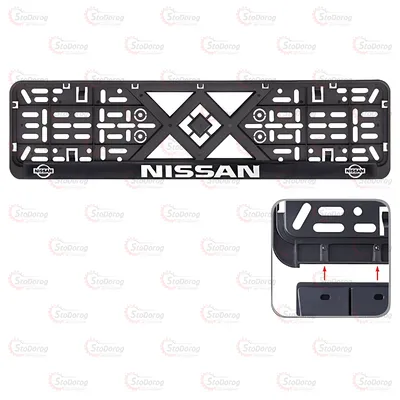 Рамка Номера Напис Хром NISSAN 2