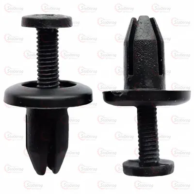 Пістон розпірний Чорний Ø 7 мм. Ford / Toyota / Nissan / VW / Honda / Fiat / Mitsubishi / Opel / Renault / Chevrolet Tacuma / Mazda / Suzuki / KIA