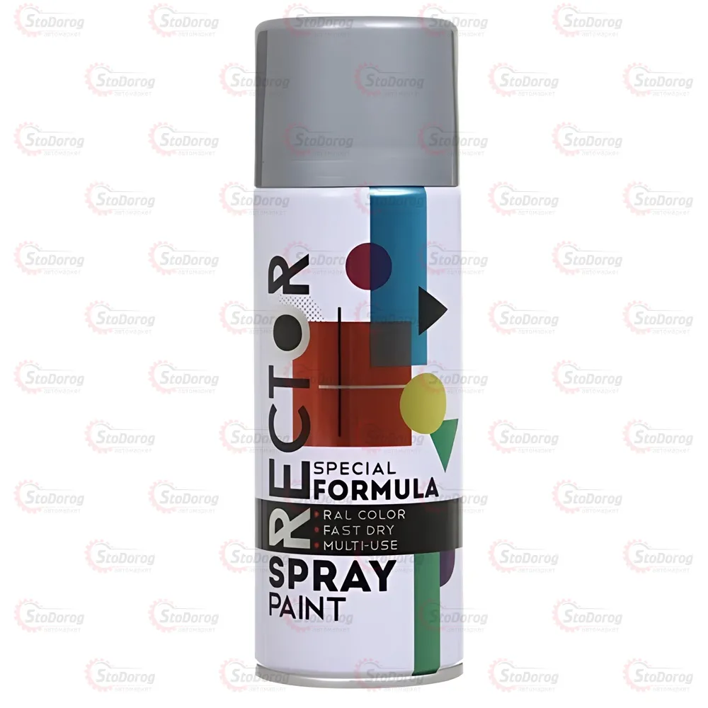 Фарба RECTOR 9006 Сірий глянець 400ml 
