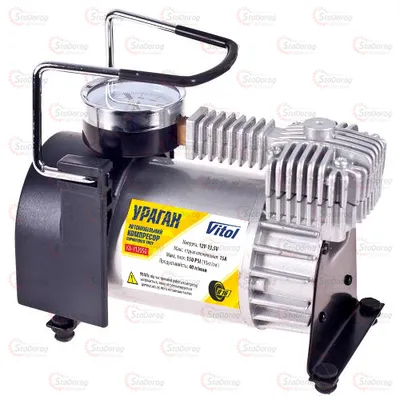 Компресор Ураган 12050 12v 200вт 40л 10атм