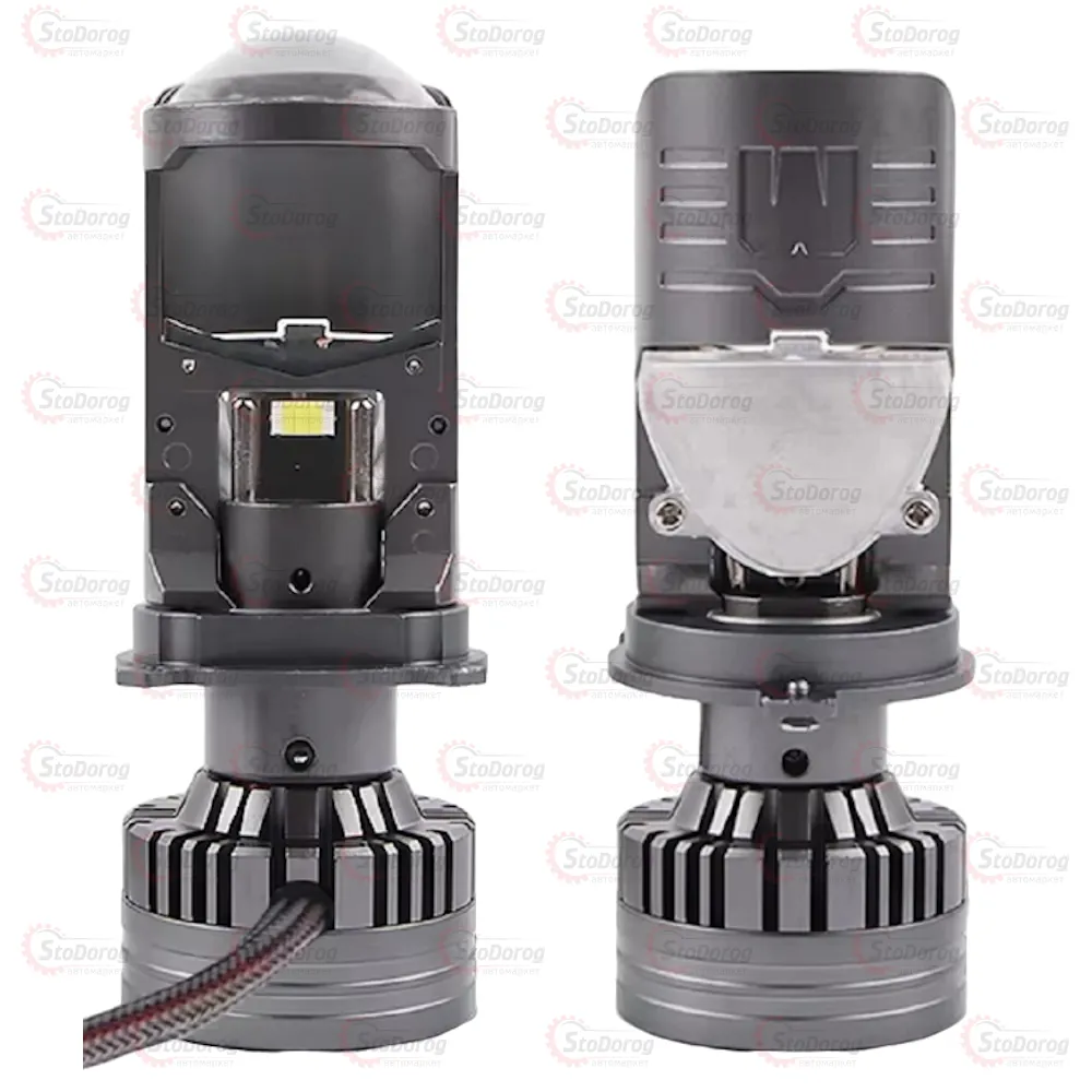 Лампа LED H4 T90 D37мм 120W/12000LM/6000K 