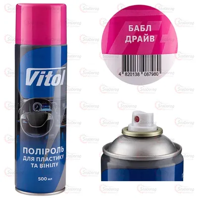 Поліроль Торпеди VITOL 500ml Bubble Gum 2