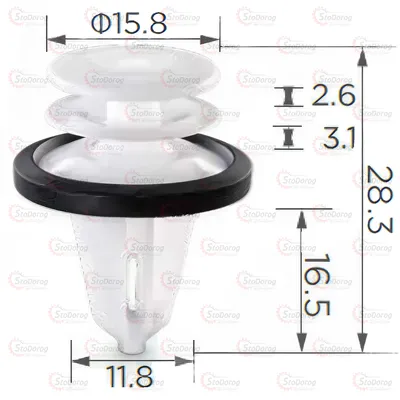 Кліпса двері Ford Tesla 2