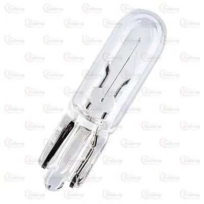 Лампа розжарювання W1,2W 12V Brevia W2x4,6d 12325C 2