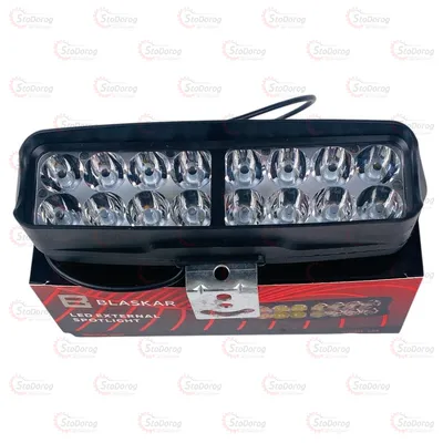 Фара LED балка 24W L23 162*50*52мм 9-85V (16 діодів) 2