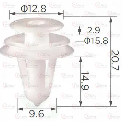 Кліпса Toyota Lexus Suzuki Subaru 2