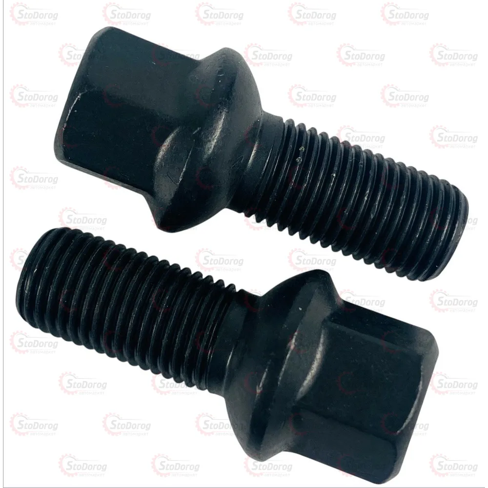 Болт Колісний FARAD ITALY M14x1,5x28мм Сфера R14 Чёрный цинк Ключ 17 084110 (SZAM/S BLACK)  - фото 1