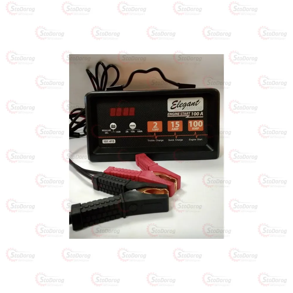 Зарядно-пусковий пристрій Elegant 15А 12v цифрова панель 101 415  - фото 3
