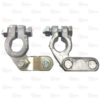 Клеми акумуляторні важкі свинець 2шт бокова Україна