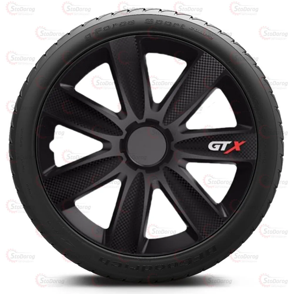 Ковпаки 16 Elegant GTX Carbon Black 111519 286055  - фото 1